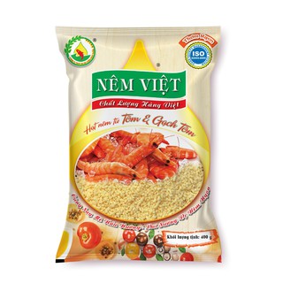 Gói 400gr hạt nêm Tôm và Gạch Tôm đậm đà vị Tôm hải sản Top gia vị bán chạy