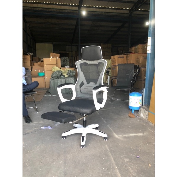 Ghế Công Thái Học có gác chân, ghế xoay văn phòng, ghế chơi game