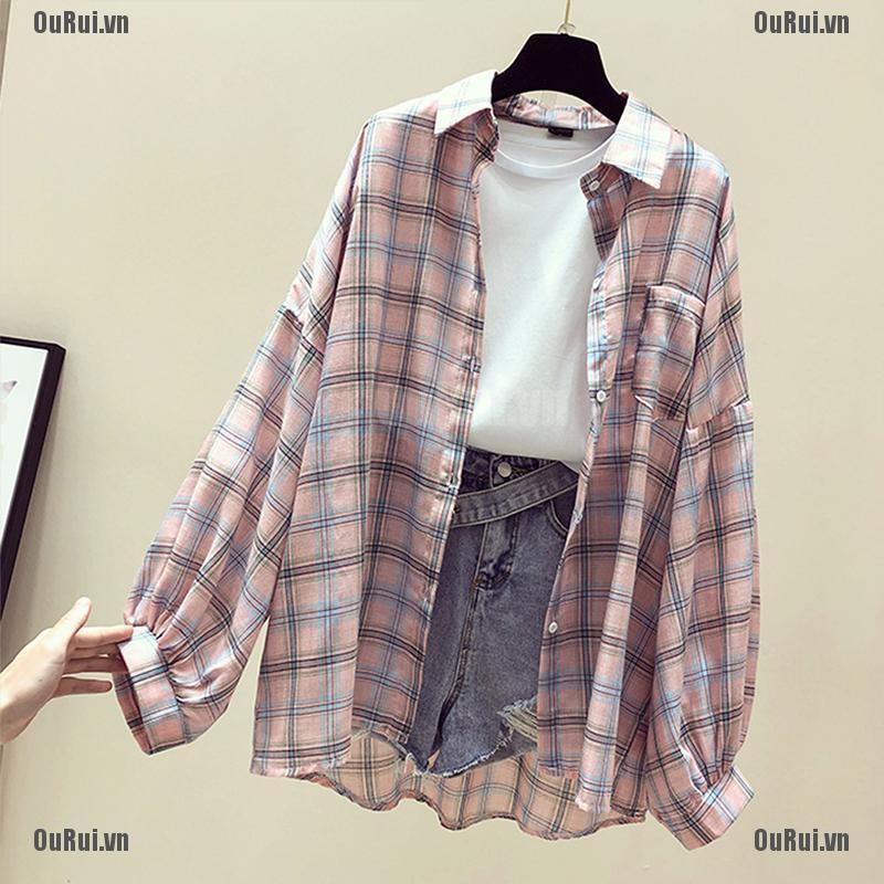 Áo Khoác Kẻ Sọc Kiểu Retro Thiết Kế Trẻ Trung Cho Nữ