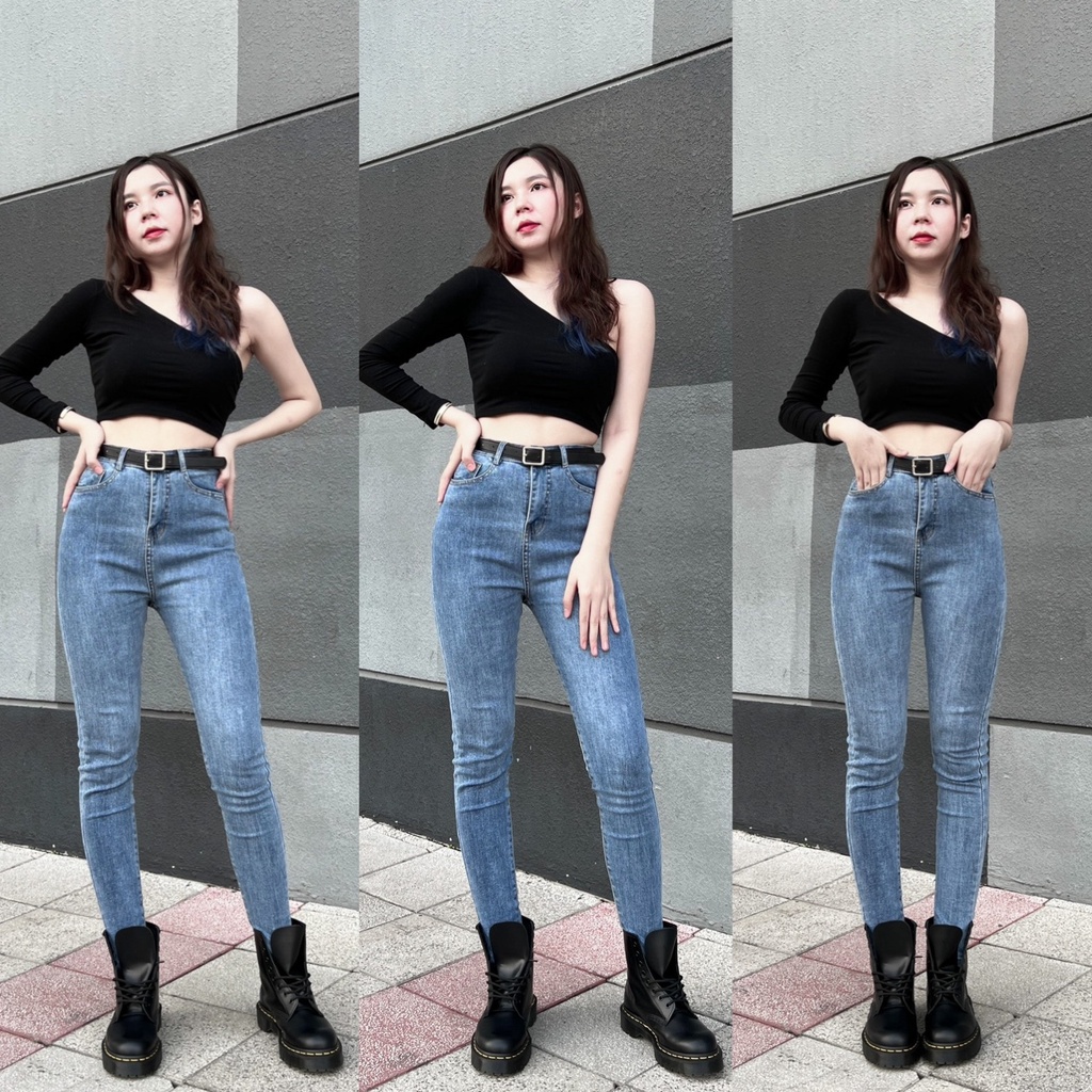 [MẪU MỚI]Quần Jean Nữ Skinny Lưng Siêu Cao Vải Mịn Cao Cấp