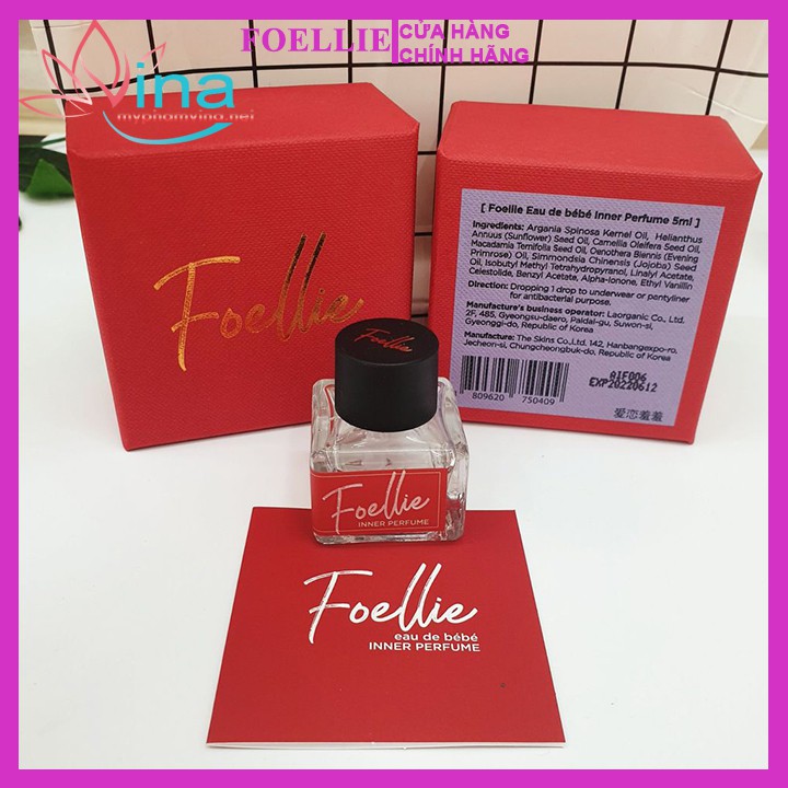 NƯỚC HOA VÙNG KÍN FOELLIE ĐỎ 5ML