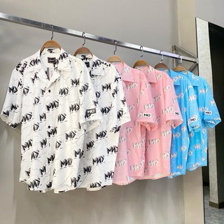 Áo sơ mi vest mende logo unisex nam nữ form rộng