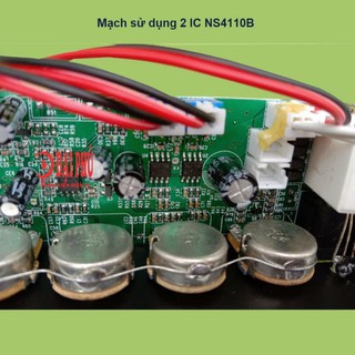 Combo mạch loa kéo 2 tấc đôi pin 7V4