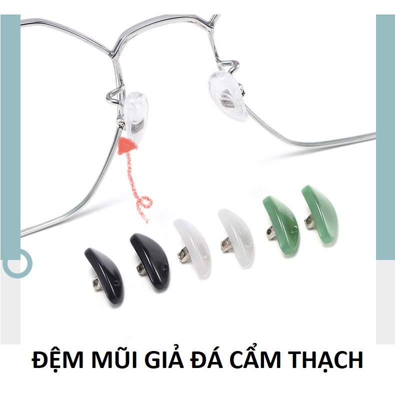 Đệm mũi màu đá cẩm thạch chống trơn trượt , chống vết hằn, giảm áp lực lên mũi (1 cặp)
