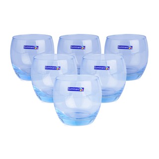 Bộ 6 ly thủy tinh thấp Luminarc Salto Ice Blue 320ml J1584