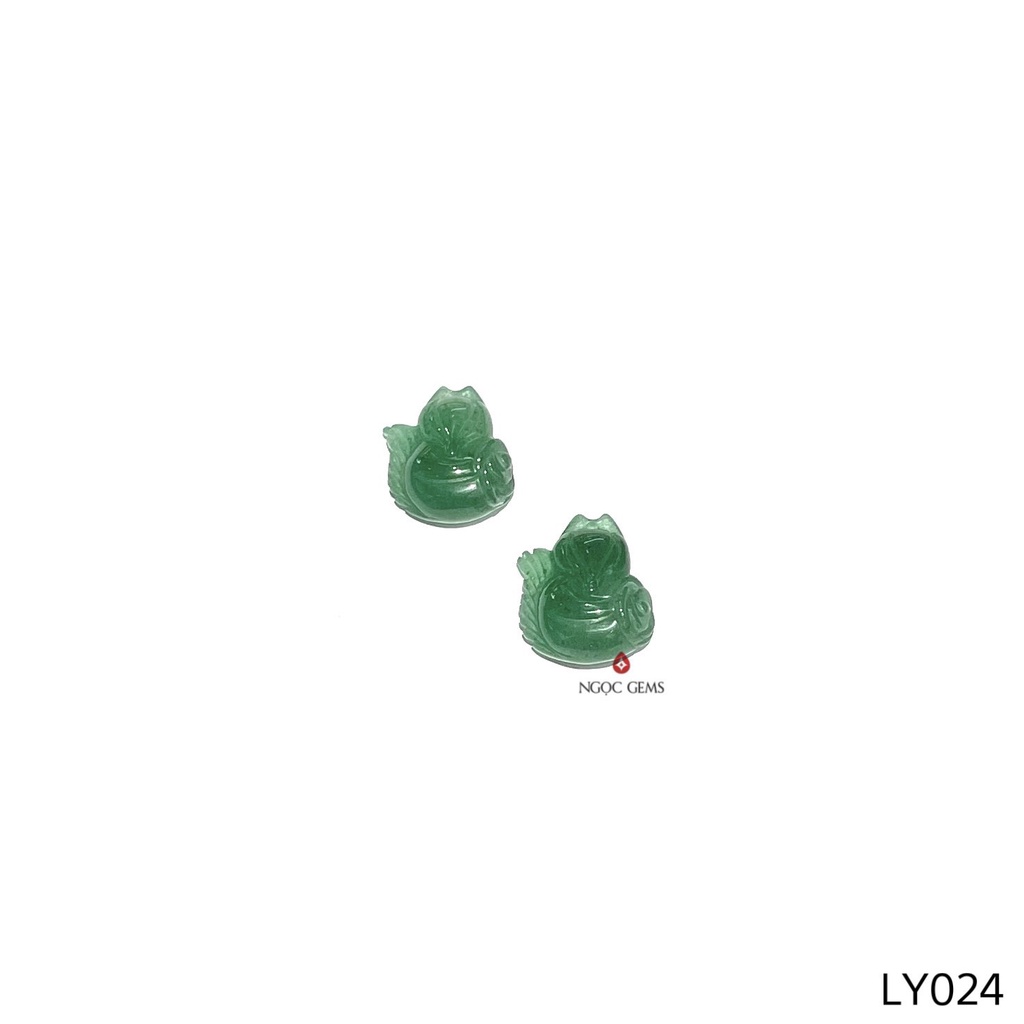 Mặt Hồ Ly Aventurine - Ngọc Gems