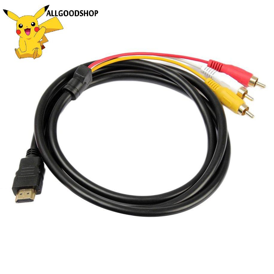 Cáp Chuyển Đổi Âm Thanh Tv Hdtv Dvd 1080p Hdmi Sang Giắc 3 RCA 1.5m