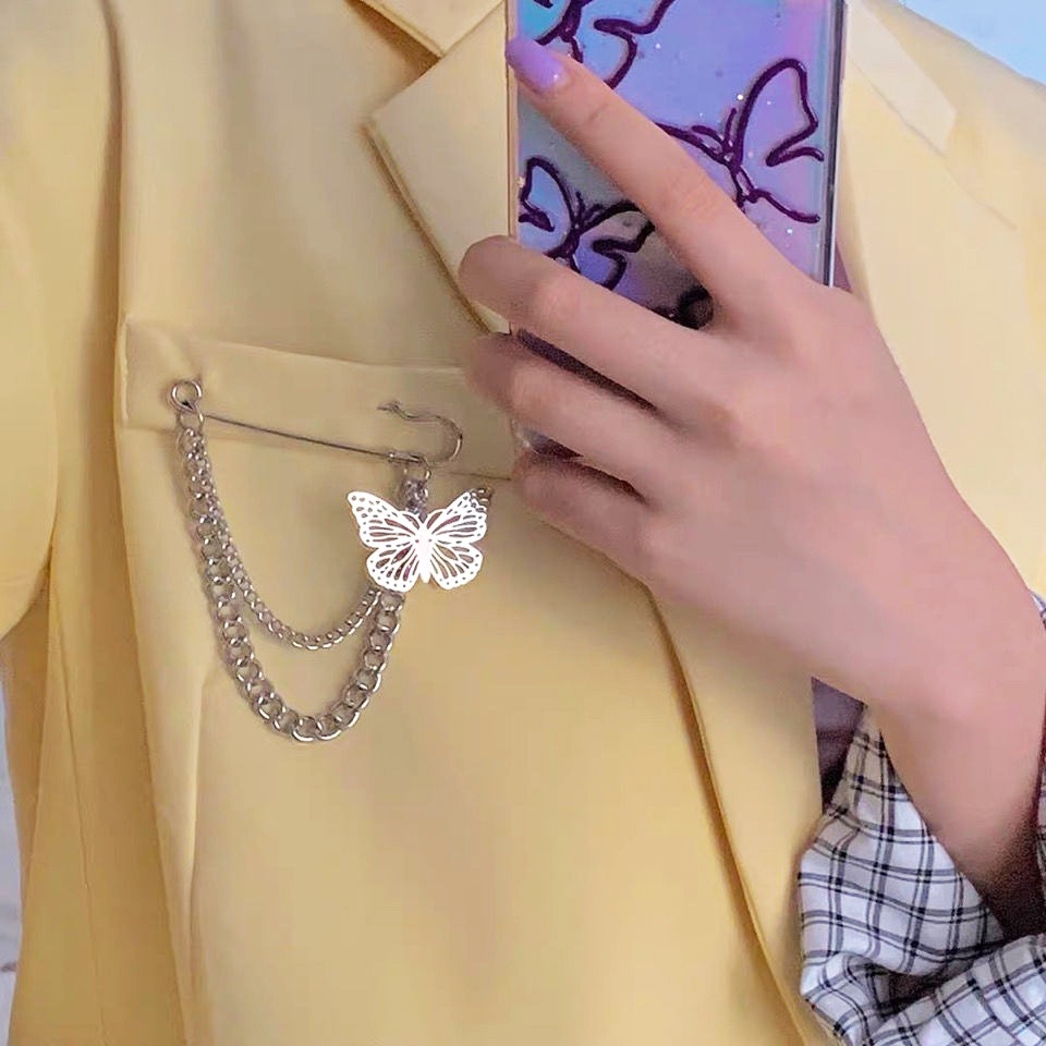 Trâm cài áo 17KM đính ngọc trai giả phong cách Hàn Quốc dành cho nữ