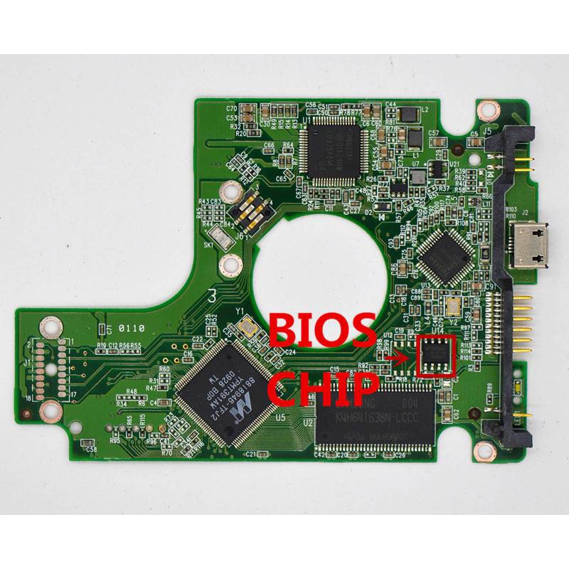 Bảng mạch PCB HDD 2060-701675-004 cho ổ cứng USB WD 2.5 cho WD5000BMVV / KMV WD6400BMVV / KMVV WD750