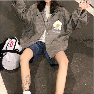 ÁO SƠ MI HOA CÚC unisex