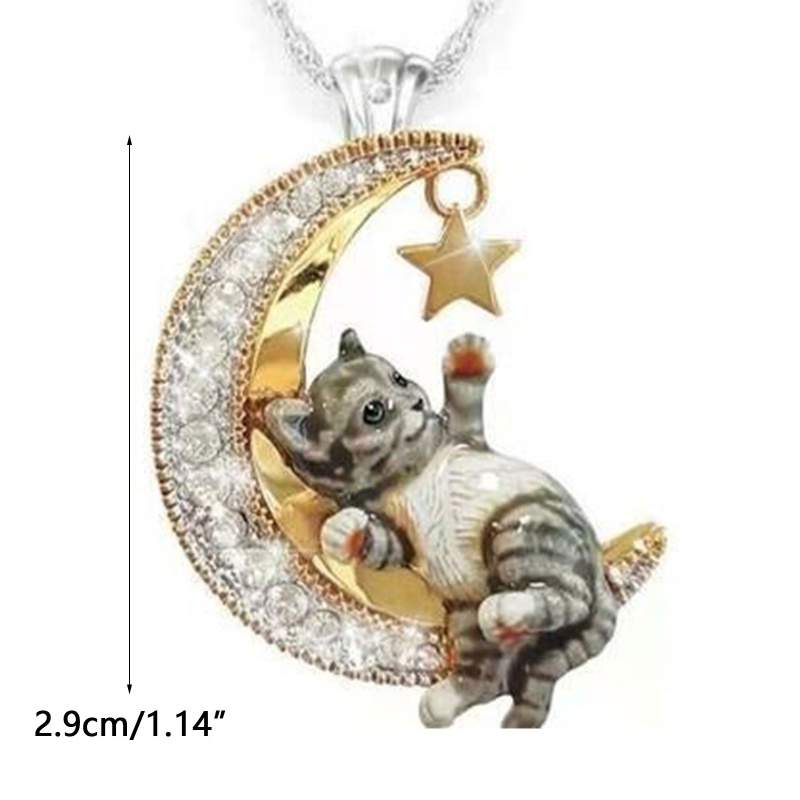 Vòng cổ Hình Mặt Trăng Khuyết Và Mặt Trăng Phong Cách Cổ Điển Thời Trang Cho Nam Nữ