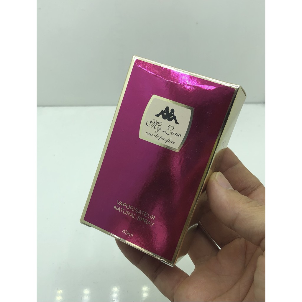 Nước hoa Mylove hồng chai vuông 45ml