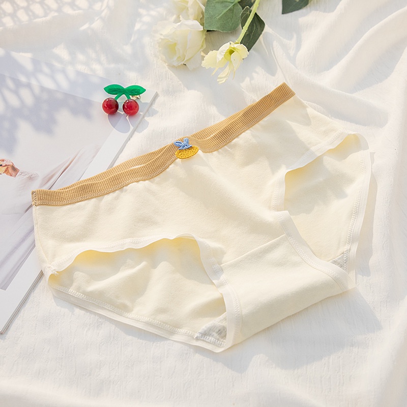 Quần Lót cotton Lưng Vừa Thoáng Khí Thời Trang Cho Nữ