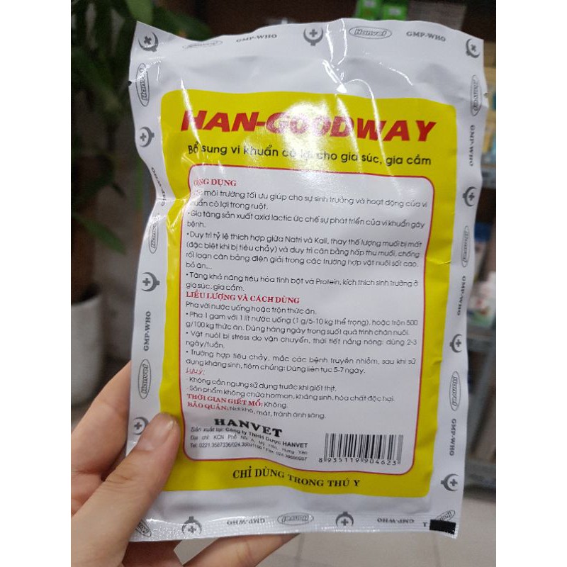 gói 100g hangoodway hỗ trợ tiêu hóa vật nuôi