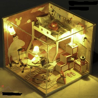 Mô hình lắp ghép 3D bằng gỗ căn phòng mơ ước