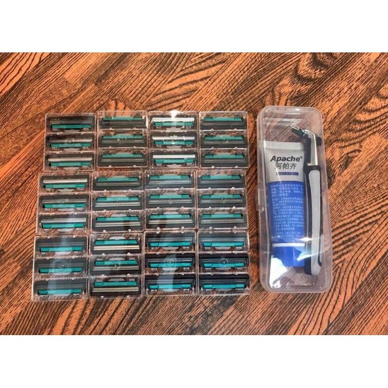 [TẶNG THÊM KEM CẠO] Set dao cạo dâu 36 lưỡi JILLET