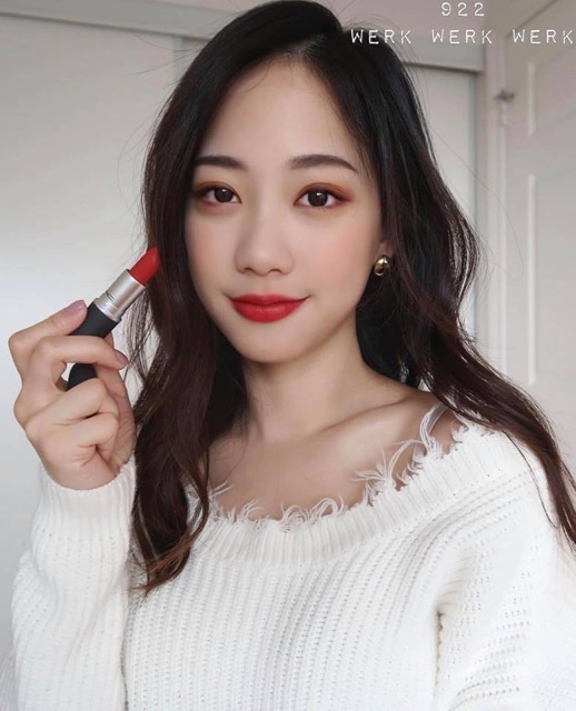 Son MAC Power Kiss Lipstick màu 922 Werk Werk Werk 3g
