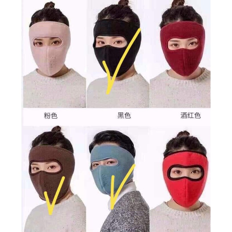 Khẩu trang ninja lót nỉ cho nam nữ / loại đẹp | BigBuy360 - bigbuy360.vn