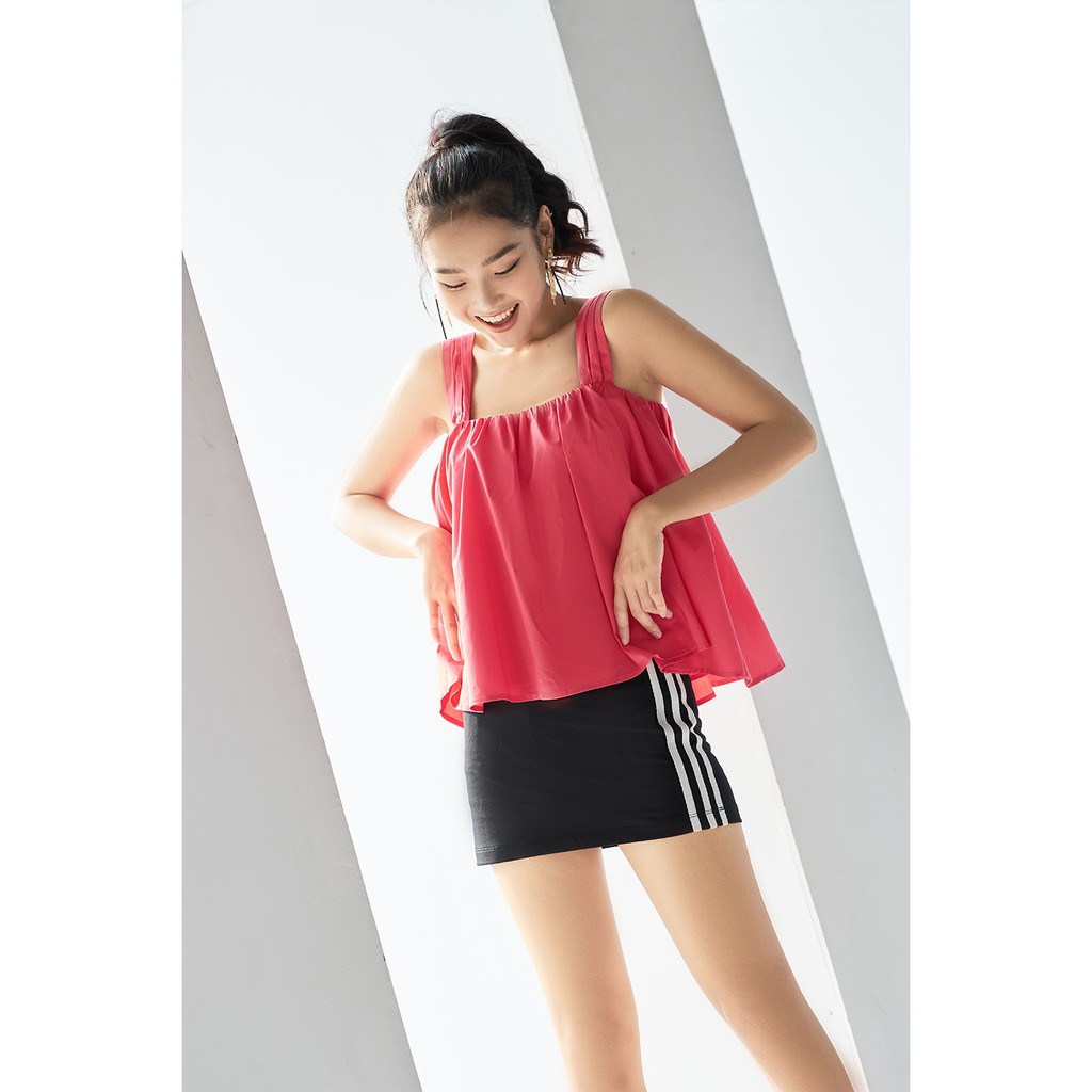 Áo 2 dây nữ form rộng cổ vuông ASW0534 - 92Wear | BigBuy360 - bigbuy360.vn