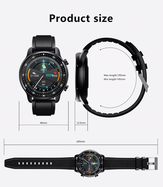 Đồng hồ thông minh HAFU MT1 Smartwatch nghe nhạc trên đồng hồ nghe gọi thay hình nền