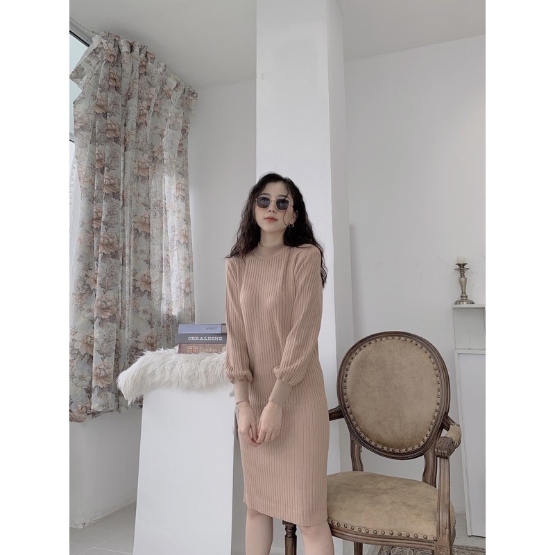 VÁY LEN SUÔNG TAY BỒNG