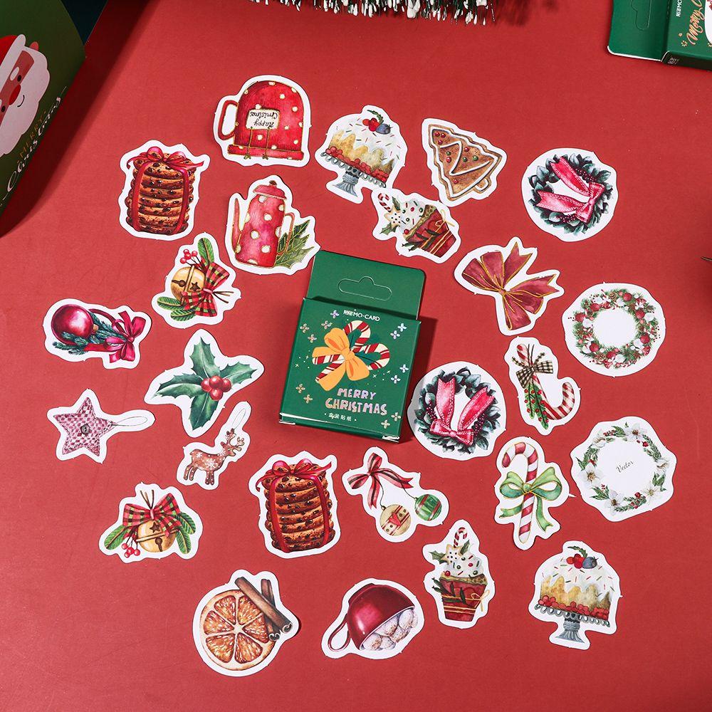 1 46 Sticker Họa Tiết Merry Christmas Để Trang Trí Cho Album Tiện Dụng