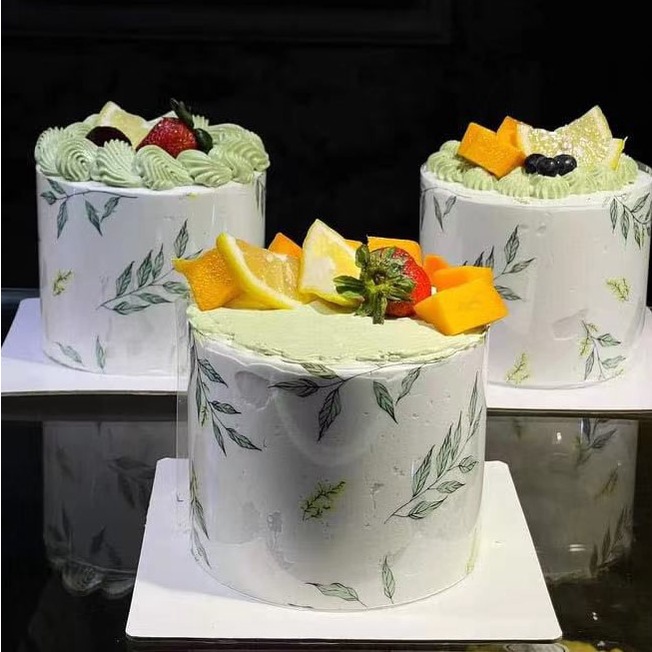 Cuốn thành bánh mica, quấn thành bánh mousse, bánh gato