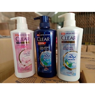 Dầu gội clear men và bạc hà 450ml