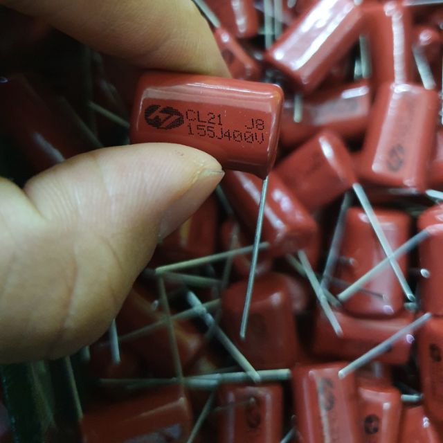 Tụ đỏ 155-400 vôn giá bán 10 con - Điện Tử Duy Anh