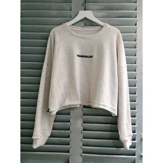 Áo Sweater Wanderlust màu kem