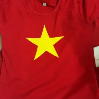 (Giao hỏa tốc hcm) Áo cờ đỏ sao vàng cho bé và lớn đủ size .