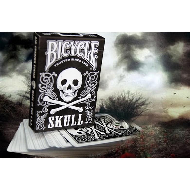 Bicycle Skull Playing Cards Paper Cards Magic Poker Card Magic Trick Collection Card Gaming Card