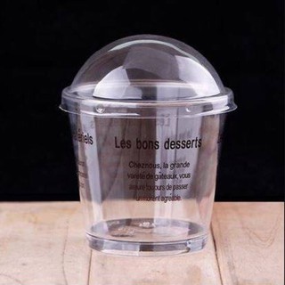  Set 10c Cốc Nhựa Lessbon Đựng Bánh 150ml