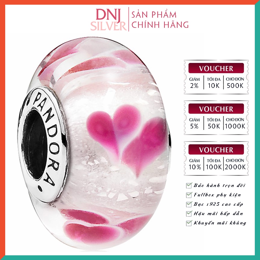 Charm bạc 925 cao cấp, bộ tổng hợp các mẫu charm bạc DNJ để mix vòng charm - Bộ sản phẩm từ DINH1 đến DINH16