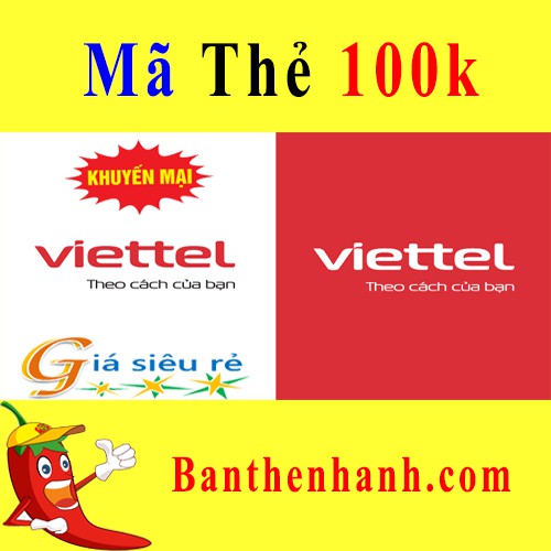Mã Thẻ Viettel 100k