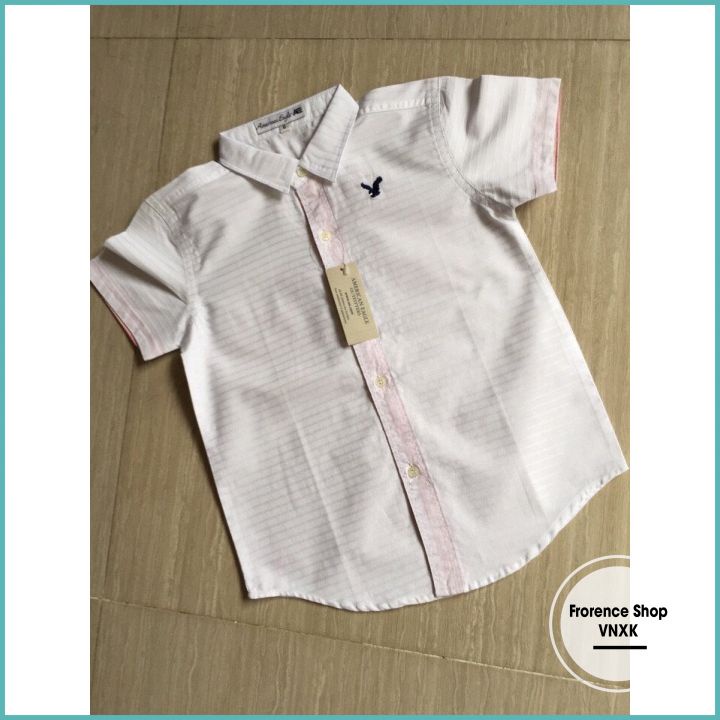 Áo somi bé trai từ 2-6 tuổi,áo somi trẻ em chất vải kate thái mềm mịn thoáng mát size từ 1-8