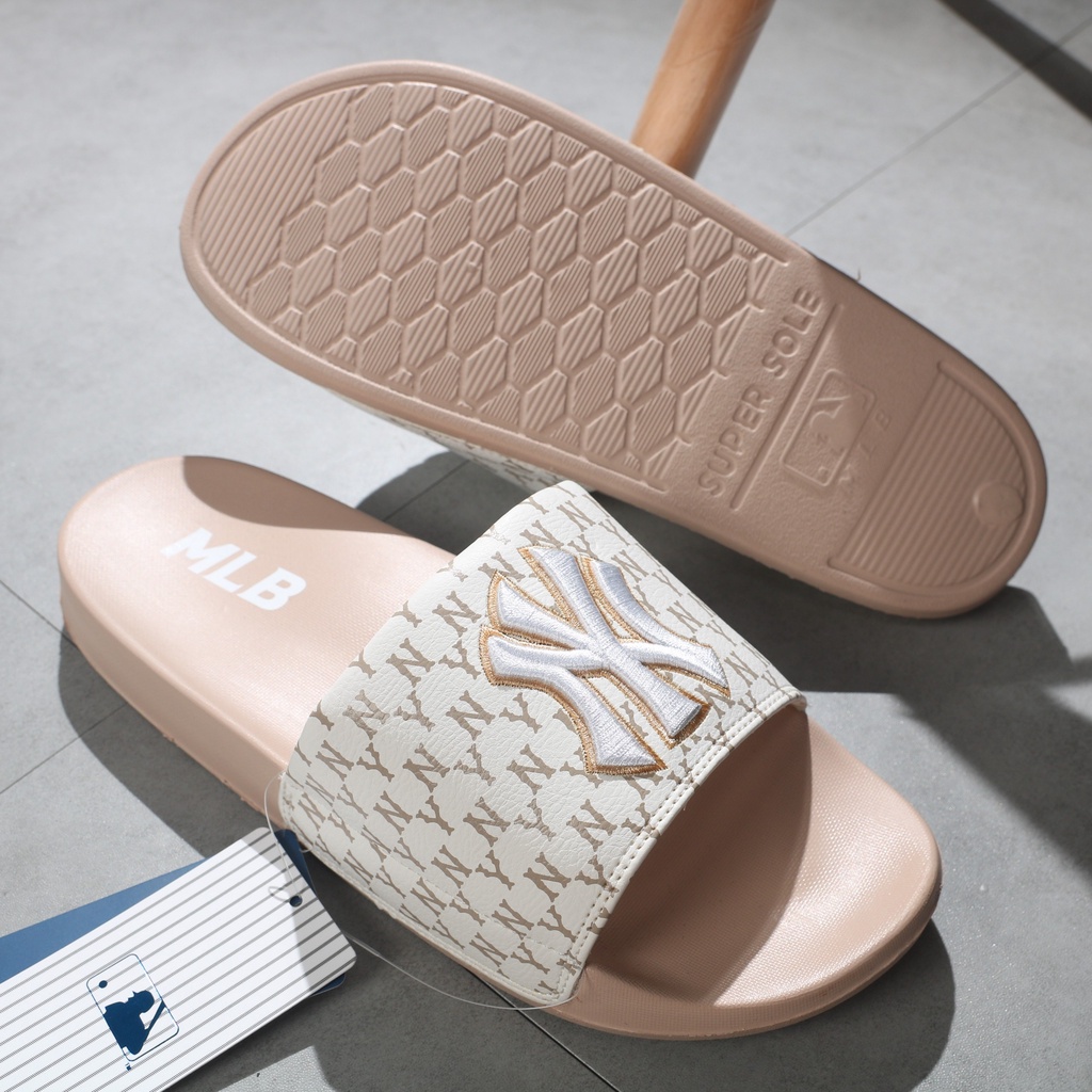Dép M.L.B Nờ Y nam nữ logo thêu sắc nét hàng cao cấp