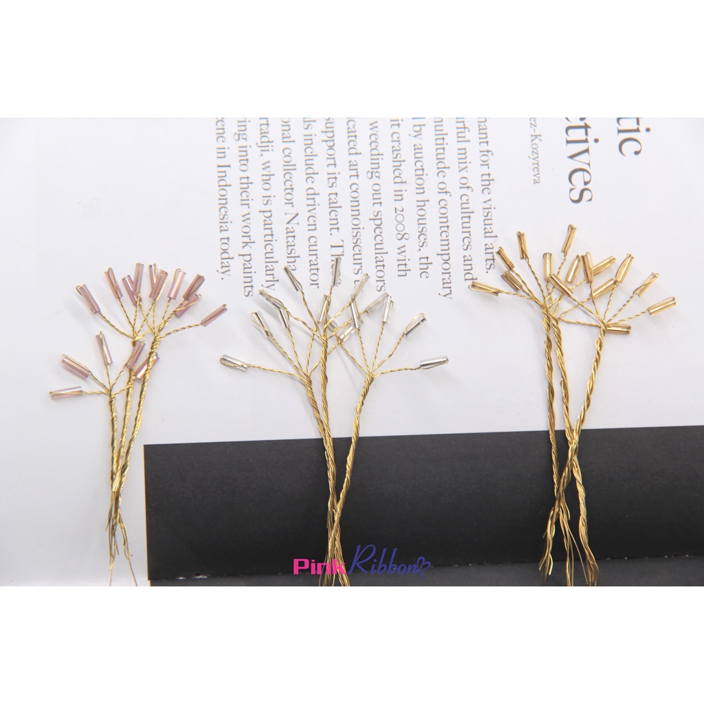 Set 3 cây - Cây pha lê cườm dài