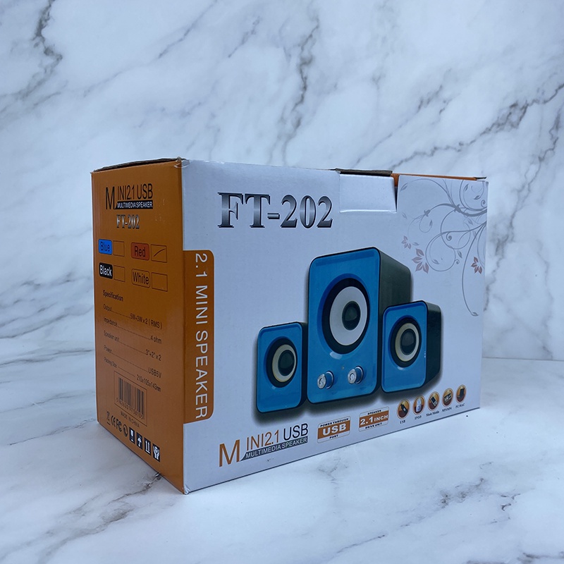 Loa máy tính để bàn mini loa vi tính cây bàn pc bass mạnh MOCADO FT202