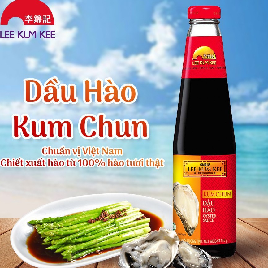 Dầu hào chay Lee Kum Kee chai 510g