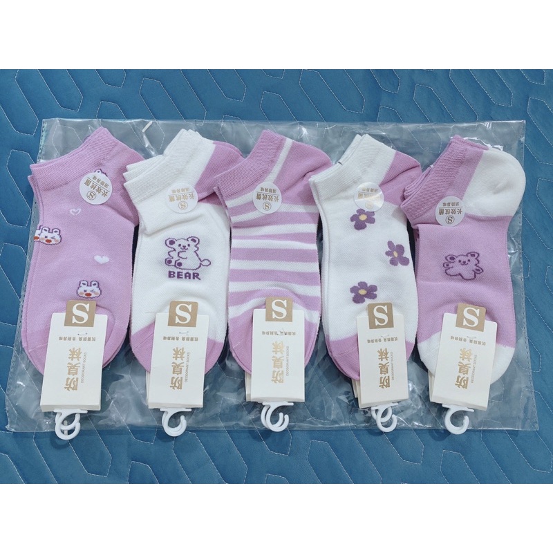 Lố tất hoạt hình 10 đôi mẫu ngẫu nhiên