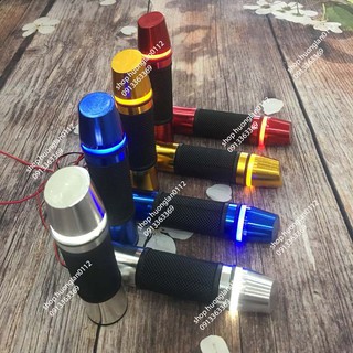 Bao tay nắm xe máy gù vát có đèn led