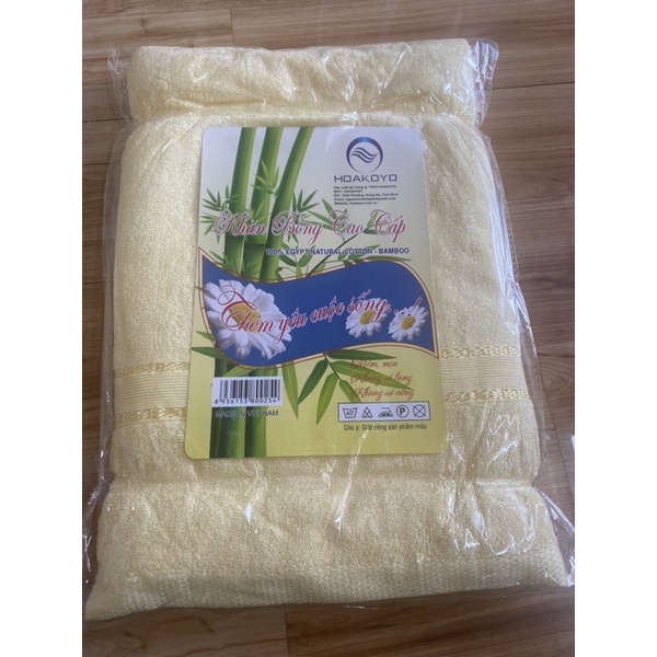 Khăn tắm sợi tre cao cấp kháng khuẩn 70x140 cm