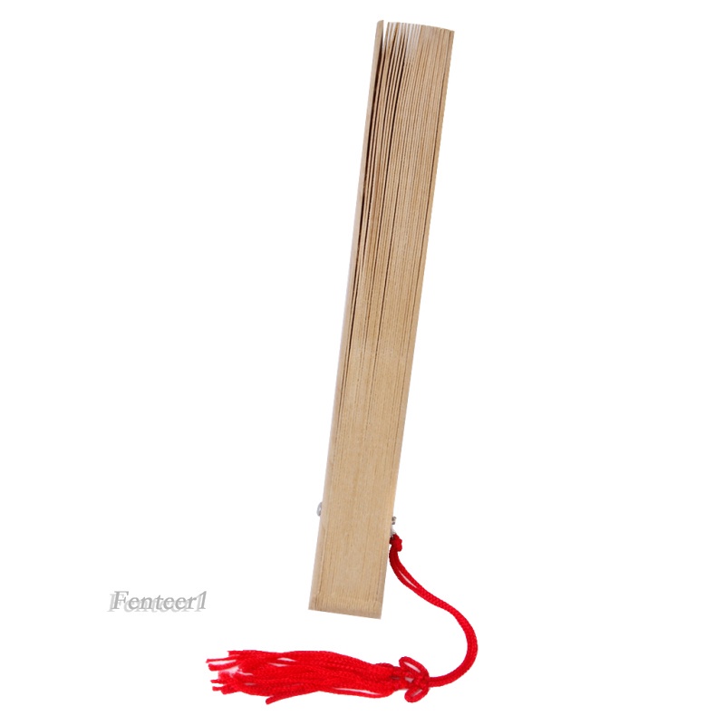 [Fenteer1] Quạt Xếp Bằng Gỗ Đàn Hương Nhật Bản Trang Trí Tiệc Cưới