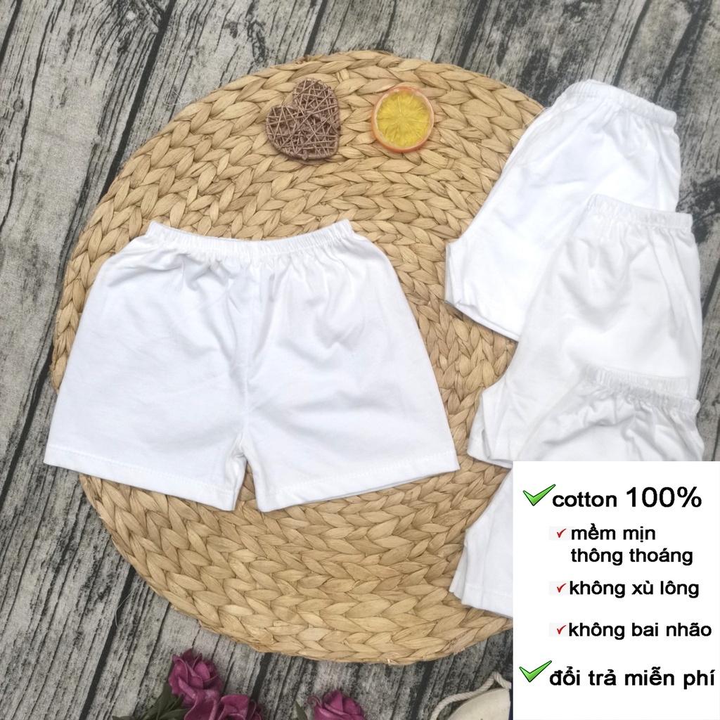 [HÀNG LOẠI 1] Quần Ngắn/ Quần Dài Vải Cotton Cao Cấp Bossini cho bé từ 3 - 8kg set 5 cái