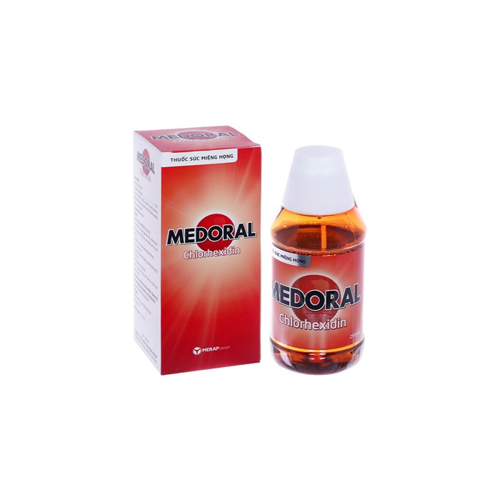 Nước súc miệng họng MEDORAL [Chai 125ml/250ml] - làm sạch và ngăn ngừa nhiễm khuẩn