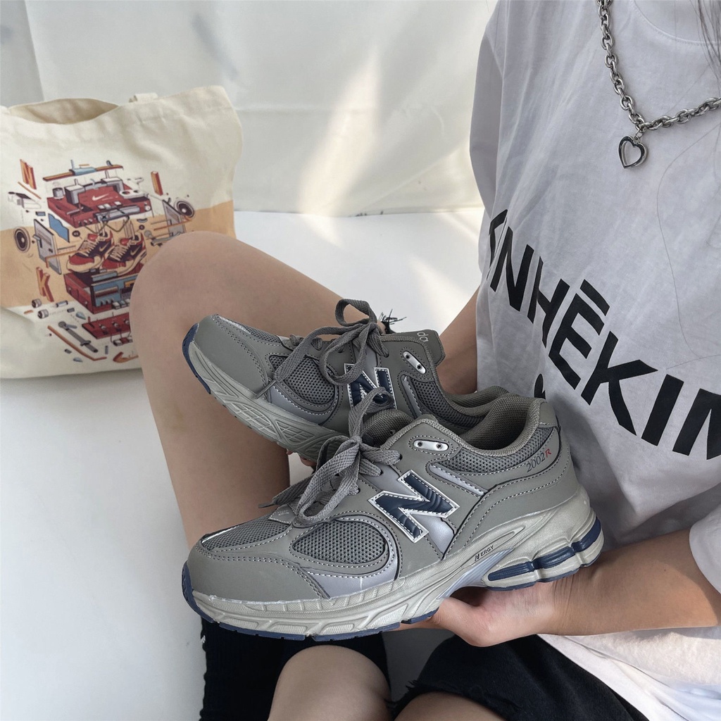 Giày Thể Thao 2002r Yuanzu Gray Daddy Thời Trang Dành Cho Cả Nam Và Nữ