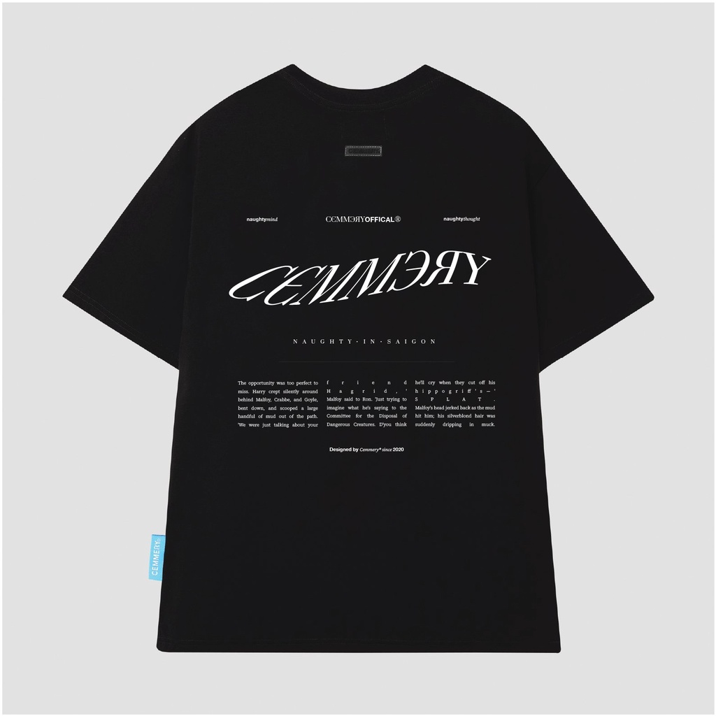 Áo thun LocalBrand CEMMERY " JOURNAL TEE " # Black | WebRaoVat - webraovat.net.vn