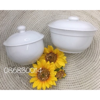 Thố sứ trưng Yến( hầm gà, đựng đồ ăn...)