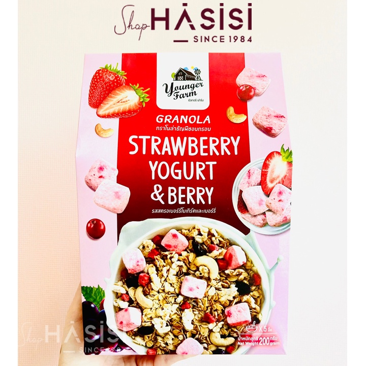 Ngũ Cốc Sữa Chua Thái Lan YOUNGER FARM - Granola Yogurt &amp; Berry 200g